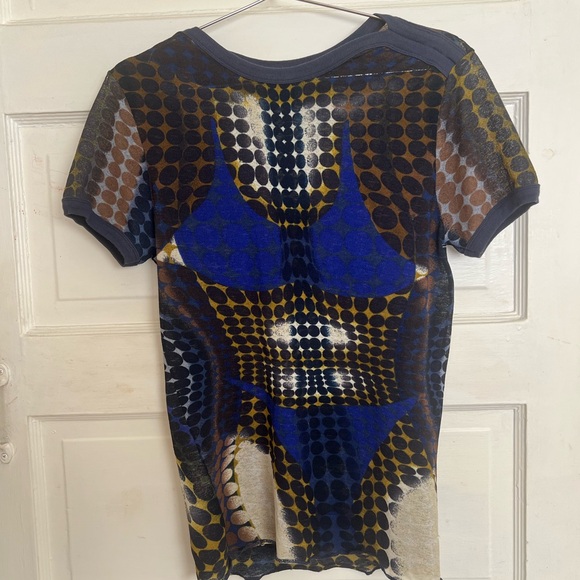 Jean Paul Gaultier Multicolor Dot Pattern Top - Picture 1 of 6